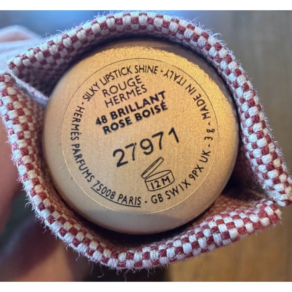 Hermes Rouge Hermès, Silky Lipstick Shine 48 ROSE BOISE Retail $86+